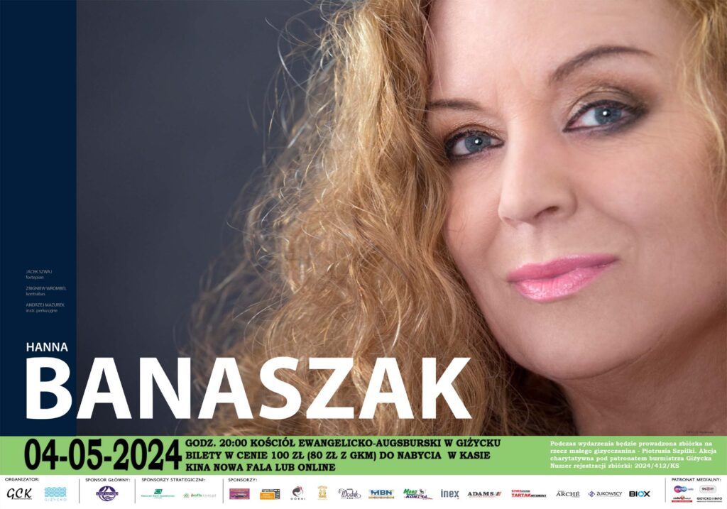 Koncert Hanny Banaszak, w ramach cyklu: Bardzo Kulturalnie – 4 maja 2024