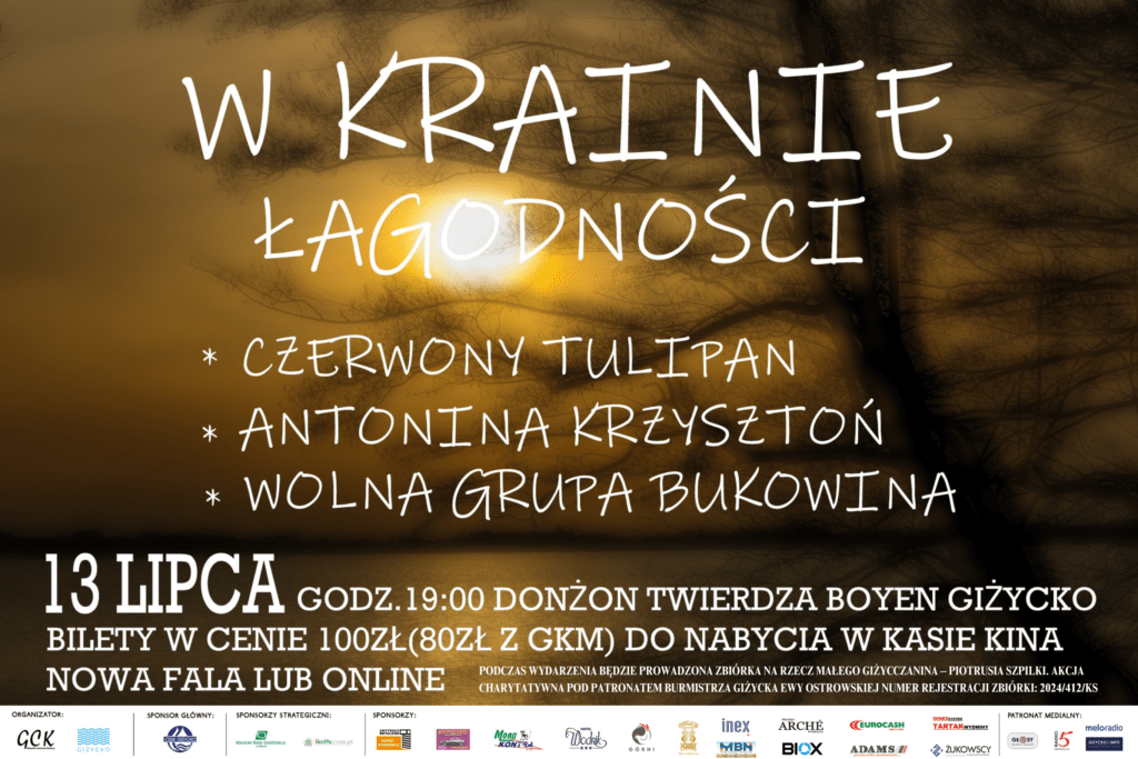 Koncert „W krainie łagodności” – 13.07.2024, Twierdza Boyen
