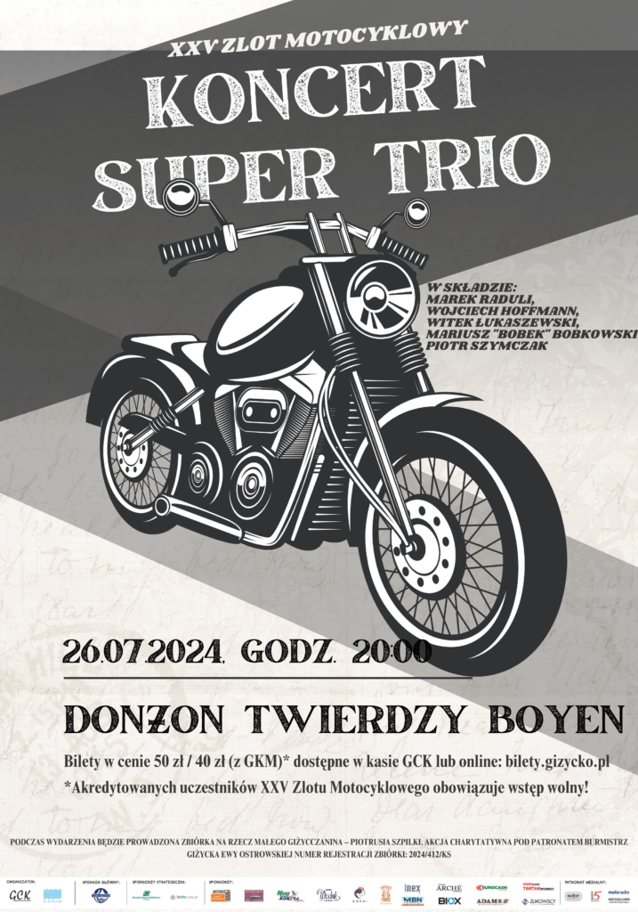 Koncert Super Trio, 26.07.2024, Twierdza Boyen