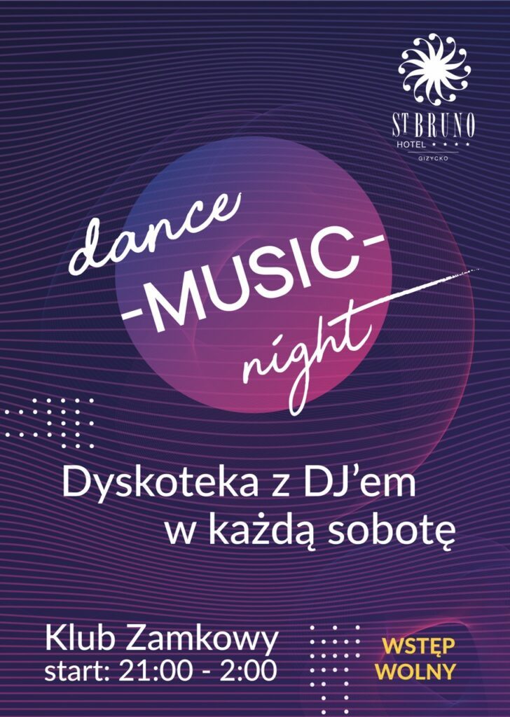 DANCE Music NIGHT w St. Bruno! W soboty od 21.00, Klub Zamkowy