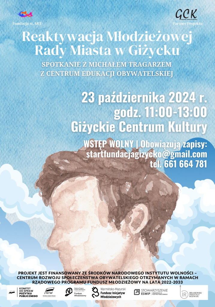 Spotkanie pt. „Dlaczego potrzebujemy Młodzieżowej Rady Miasta?”. – 23.10.2024, Giżyckie Centrum Kultury