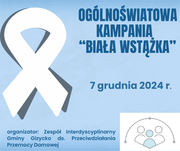 Stop przemocy wobec kobiet – Telefon dyżurny w ramach kampanii „Biała Wstążka” w Giżycku