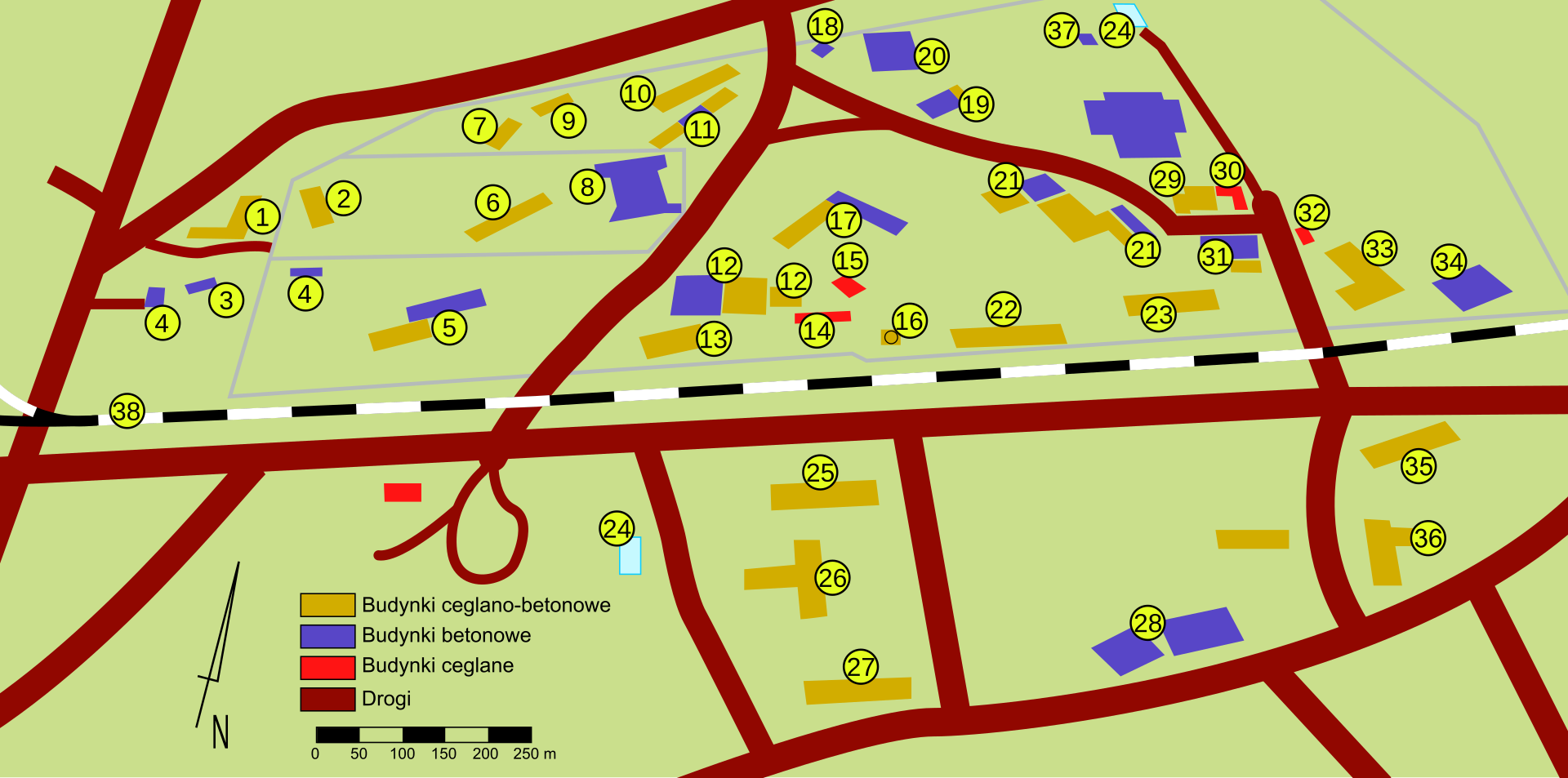 Mapa Wilczy Szaniec