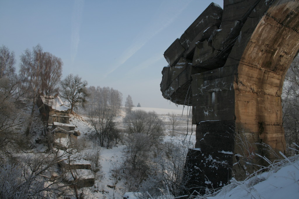 Wysadzony most kruklanki
