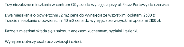 W Giżycku brakuje mieszkań na wynajem - kto ma szansę, a kto jest skreślany od razu?