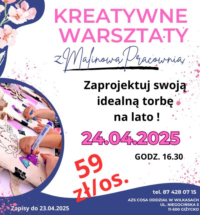 Warsztaty Kreatywne z Malinową Pracownią
