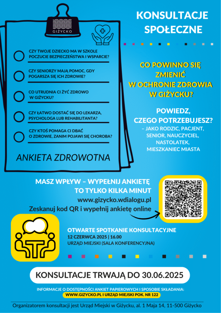 Konsultacje zdrowotne w Giżycku – Twoje zdrowie, Twój głos
