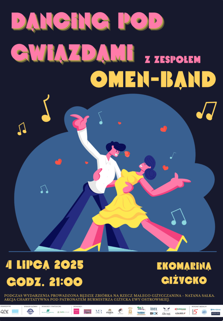 Dancing pod gwiazdami z zespołem Omen Band w Giżycku