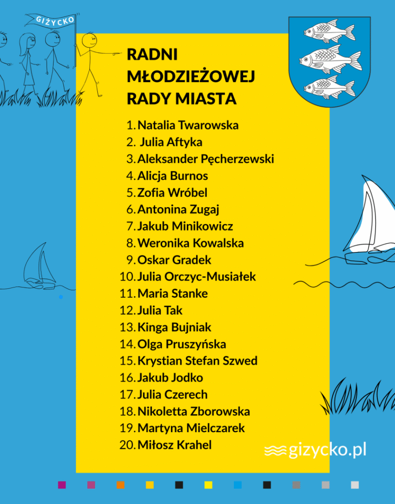 Znamy skład Młodzieżowej Rady Miasta Giżycka! 20 młodych osób gotowych działać na rzecz swojego miasta