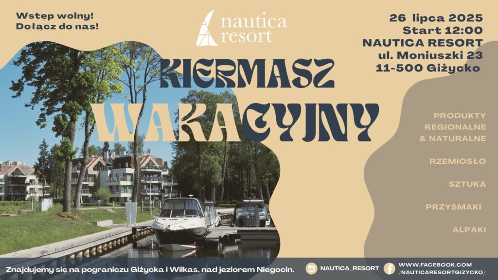 Kiermasz Wakacyjny w Nautica Resort Giżycko