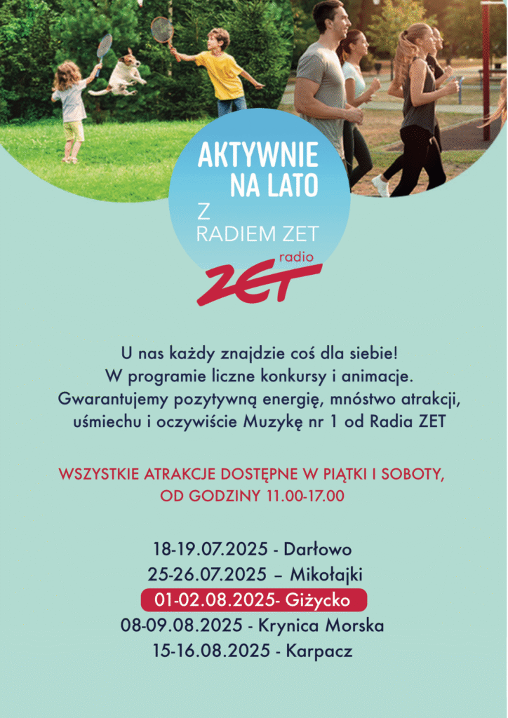 Aktywnie na Lato z Radiem ZET w Giżycku
