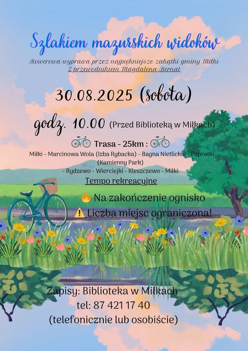 Szlakiem mazurskich widoków – rowerowa wyprawa po gminie Miłki