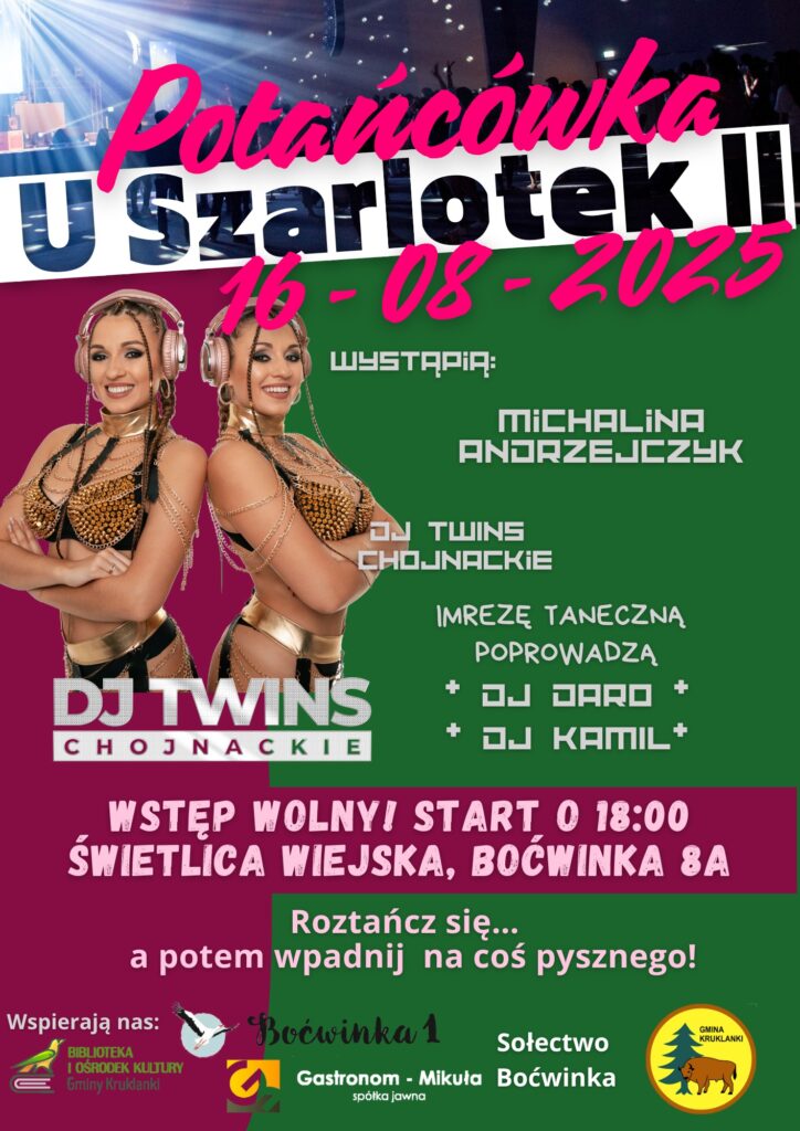 Potańcówka u Szarlotek II w Boćwince
