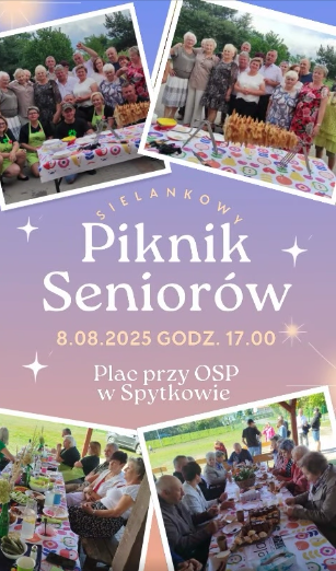 Sielankowy Piknik Seniorów w Spytkowie