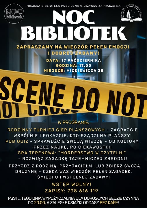 Noc Bibliotek 2025 w Giżycku