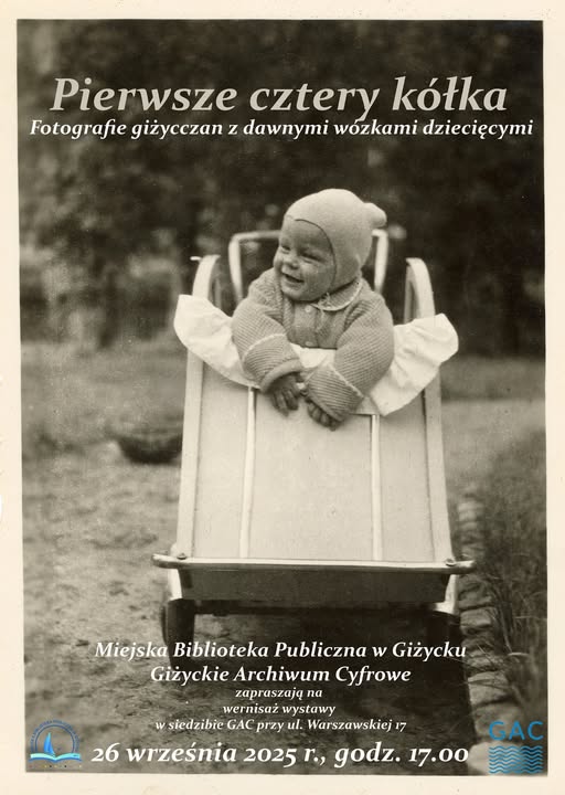 „Pierwsze cztery kółka” – wystawa fotografii giżycczan z dawnymi wózkami dziecięcymi
