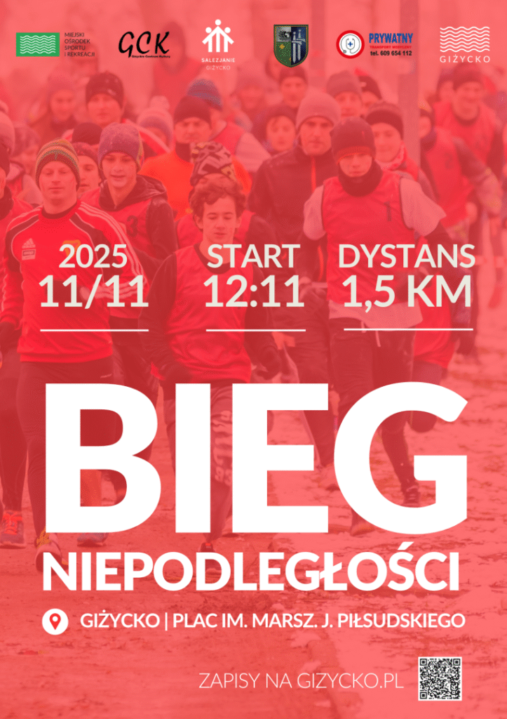 Bieg Niepodległości w Giżycku 2025