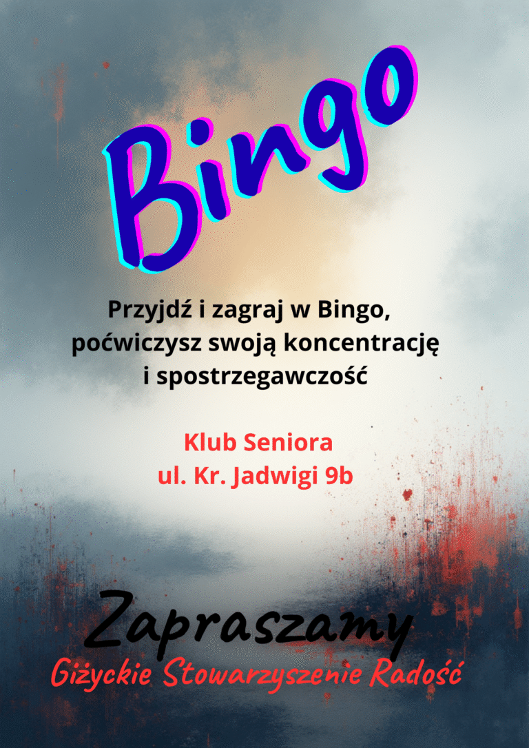 Bingo w Klubie Seniora
