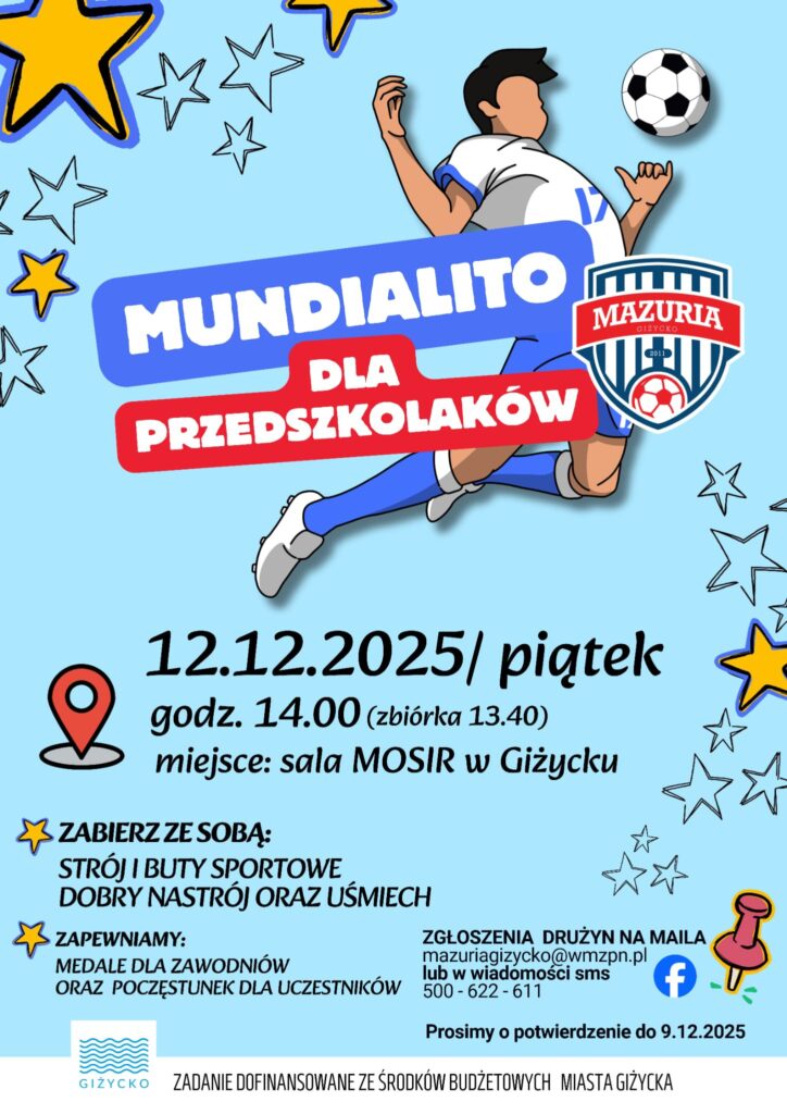 Mundialito Przedszkoli 2025 – mali piłkarze wracają na boisko!