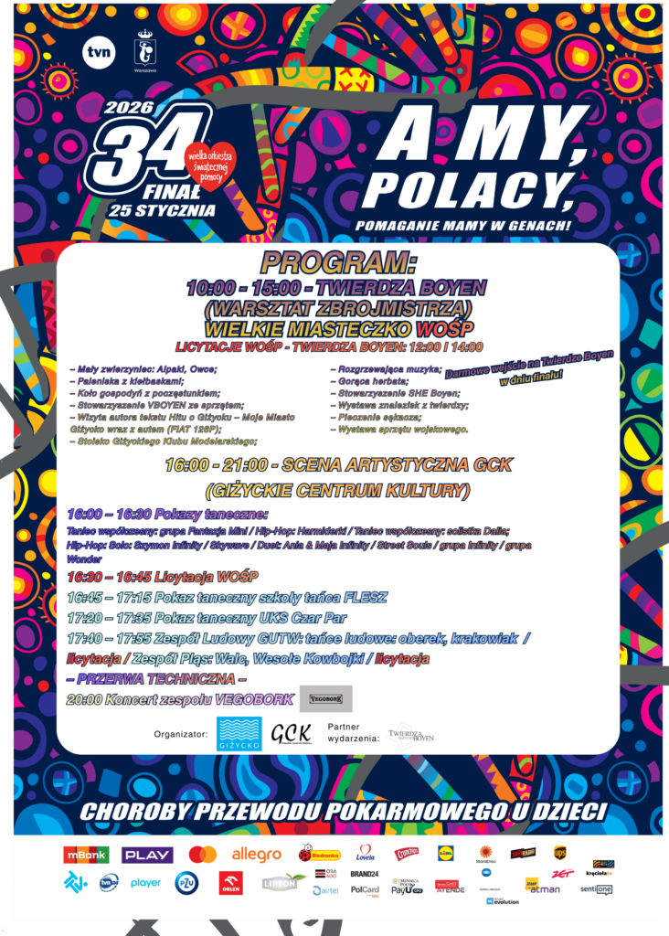 34. Finał WOŚP w Giżycku
