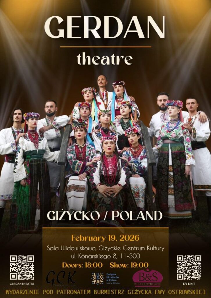 Gerdan Theatre w Giżycku – Muzyczno-teatralne widowisko inspirowane tradycją Ukrainy
