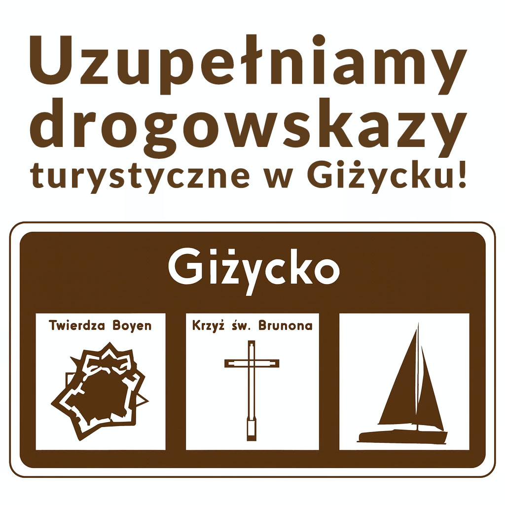 Giżycko poza utartym szlakiem. Miasto planuje nowe drogowskazy