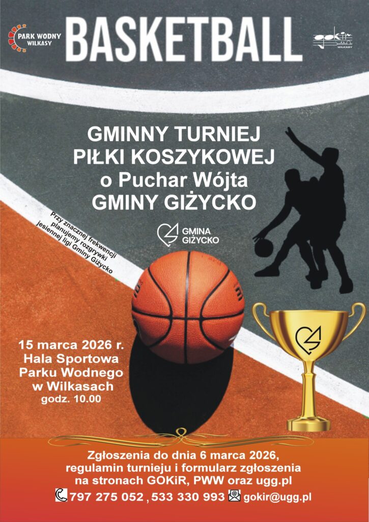 Gminny Turniej Piłki Koszykowej o Puchar Wójta Gminy Giżycko