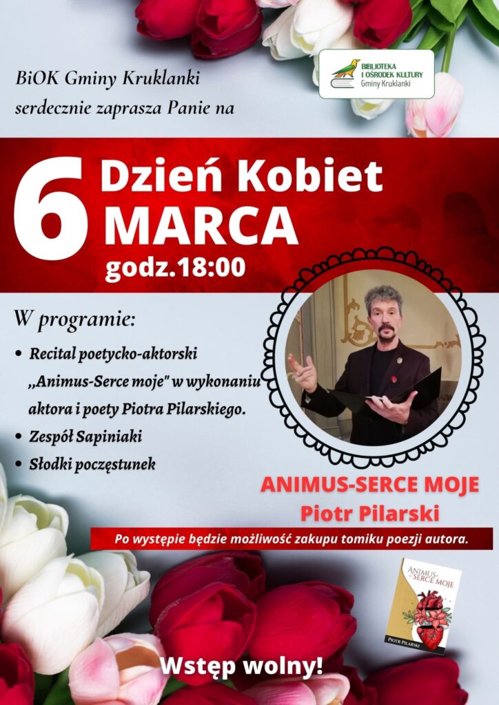 Dzień Kobiet w Kruklankach. Recital, muzyka i słodki poczęstunek