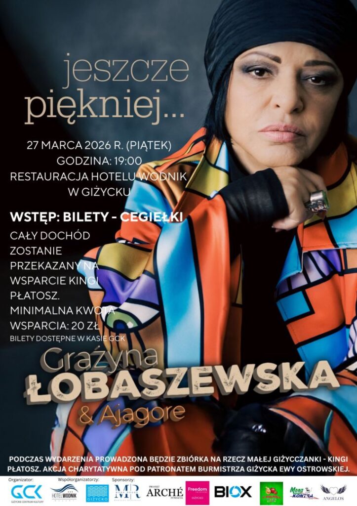 Grażyna Łobaszewska & Ajagore. Koncert charytatywny w Giżycku