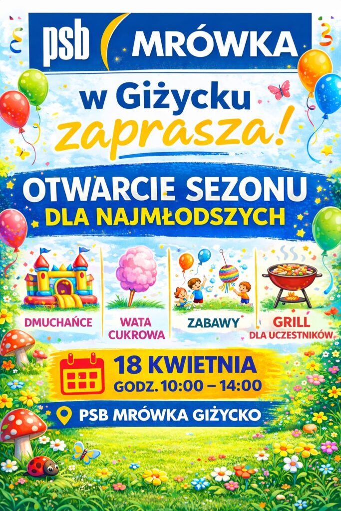 Otwarcie sezonu dla najmłodszych w PSB Mrówka Giżycko