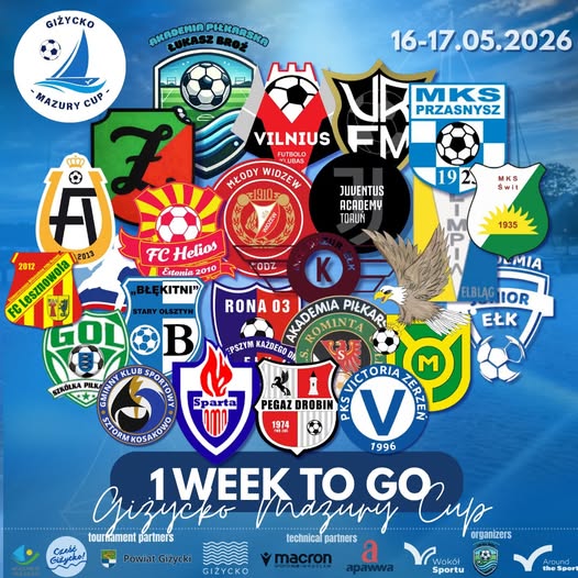 Giżycko Mazury Cup 2026. Młode piłkarskie talenty zagrają w sercu Mazur