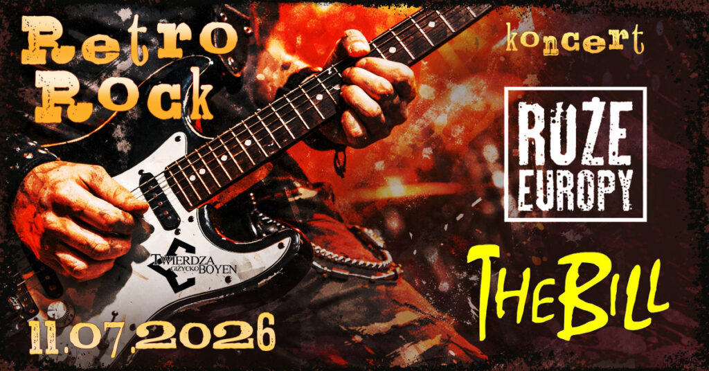 Retro Rock w Twierdzy Boyen. The Bill i Róże Europy zagrają w Giżycku