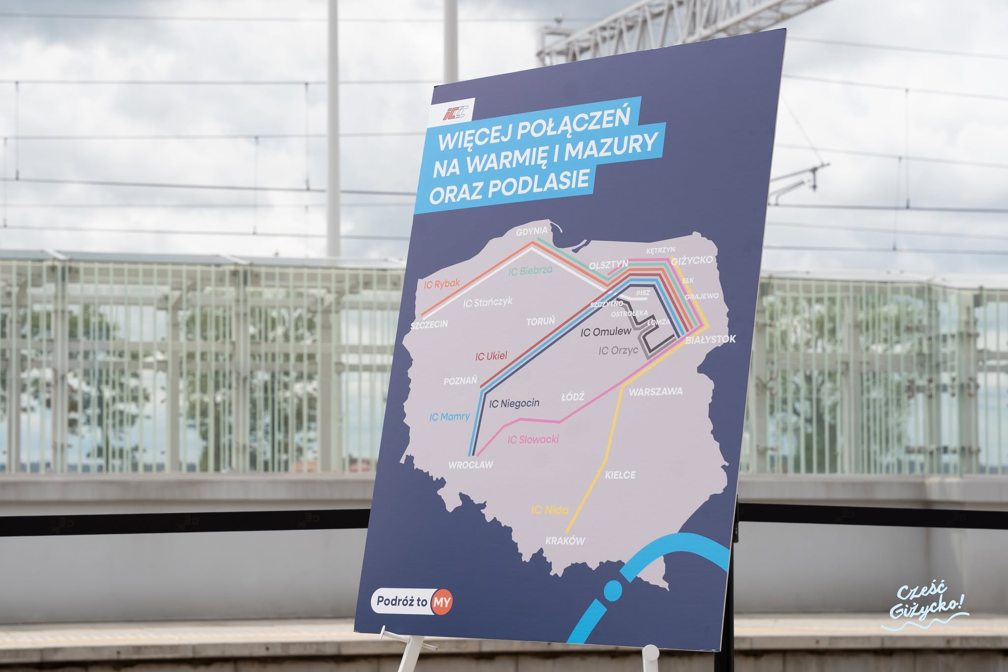Rekordowa liczba pociągów przez Giżycko. Od 14 czerwca rusza dużo większa oferta połączeń