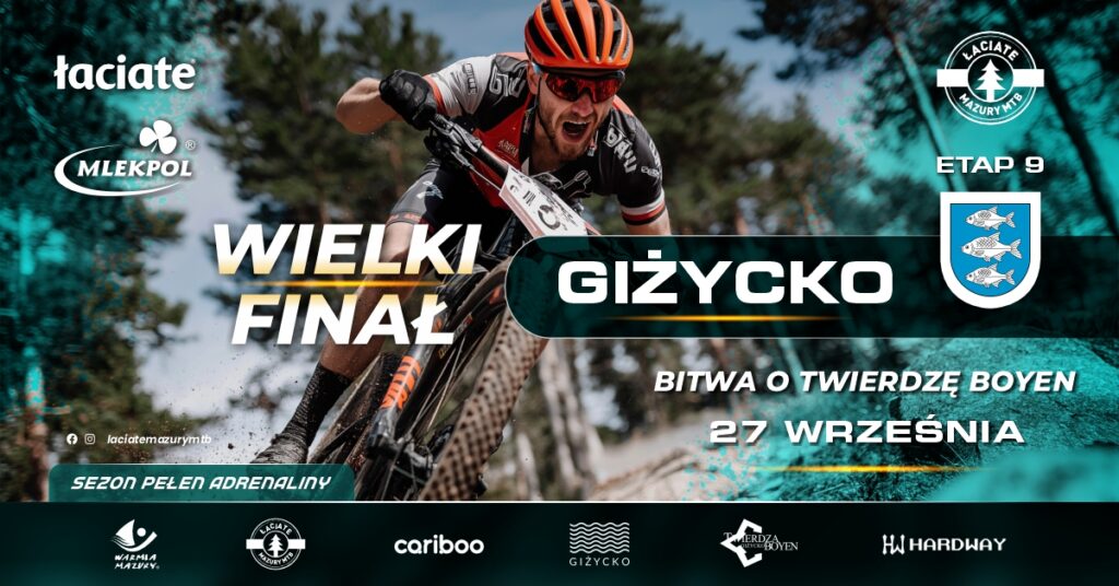 Łaciate Mazury MTB Etap 9 Giżycko 2026. Bitwa o Twierdzę Boyen