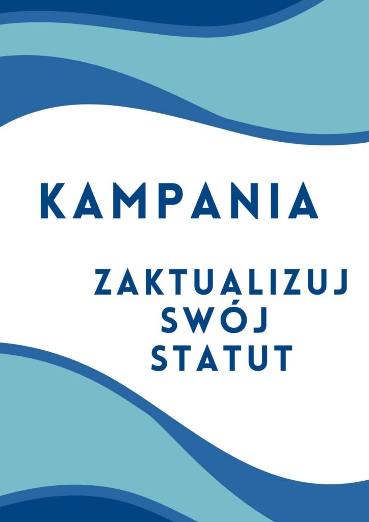 Grafika promująca kampanię Zaktualizuj swój statut dla organizacji pozarządowych