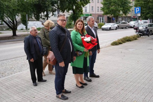 Uroczystość upamiętniająca Wojciecha Kętrzyńskiego w Giżycku
