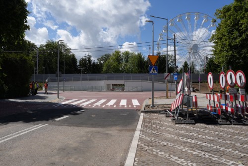 Skrzyżowanie Kolejowej i Unii Europejskiej w Giżycku znów przejezdne. Co się zmieniło?